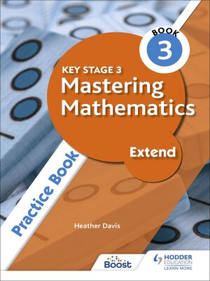 cover image of Key Stage 3 Mastering Mathematics Extend Practice Book 3